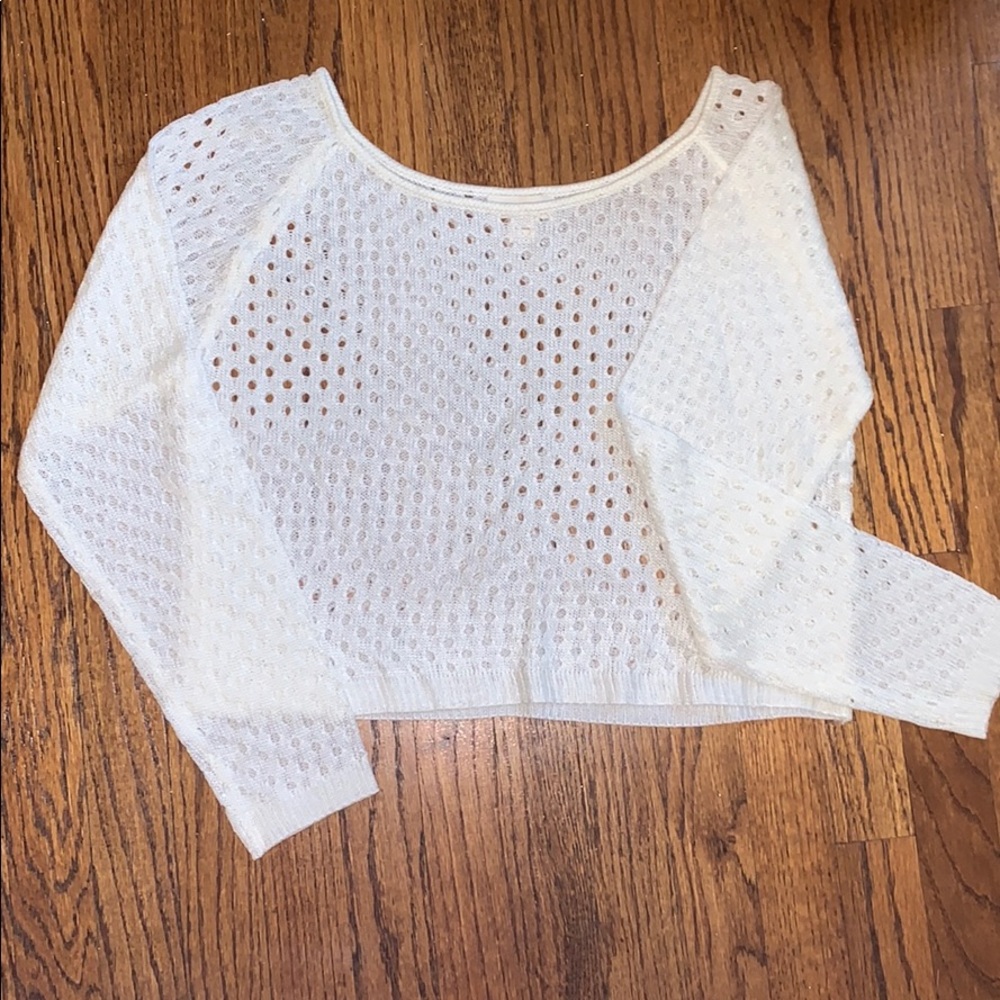 Knit cropped sweater